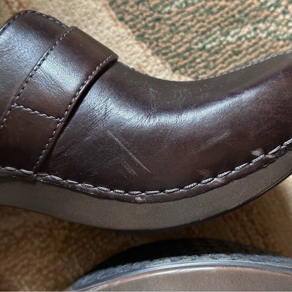 Dansko Tamara Dark Brown Slip On Clog with Buckle Women EU Size 37/US Size 6 - Picture 10 of 12